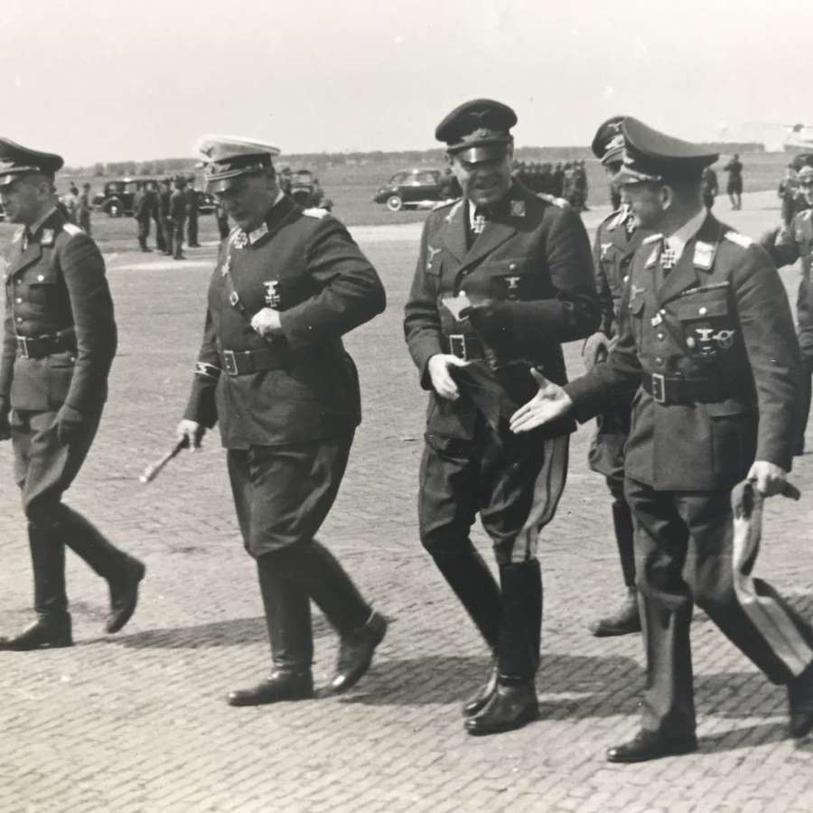 Photo of Hermann Goring with Albert Kesselring, 1940