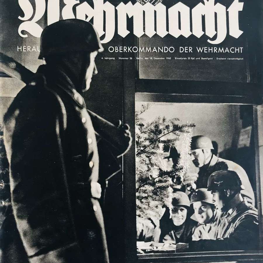 A copy of the Die Wehrmacht magazine dated, December 1940