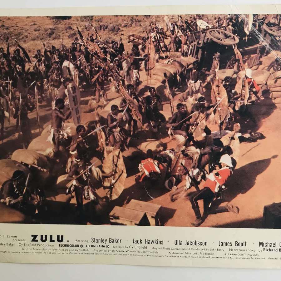 Zulu film lobby, card, 1964