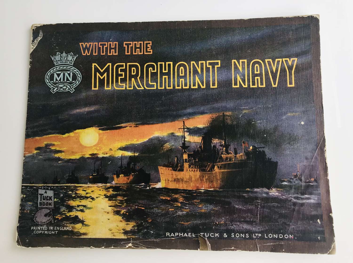 A copy of (with the merchant Navy) published, 1942
