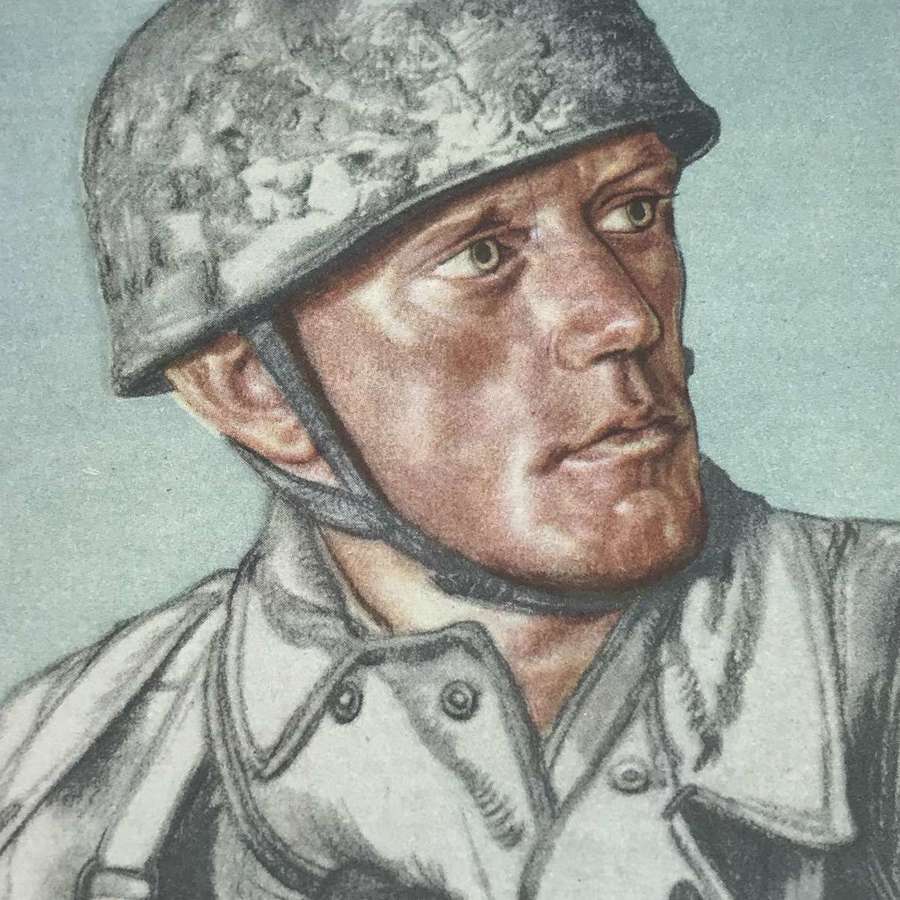 Fallschirmjager combat engineer  Willrich postcard May 1940