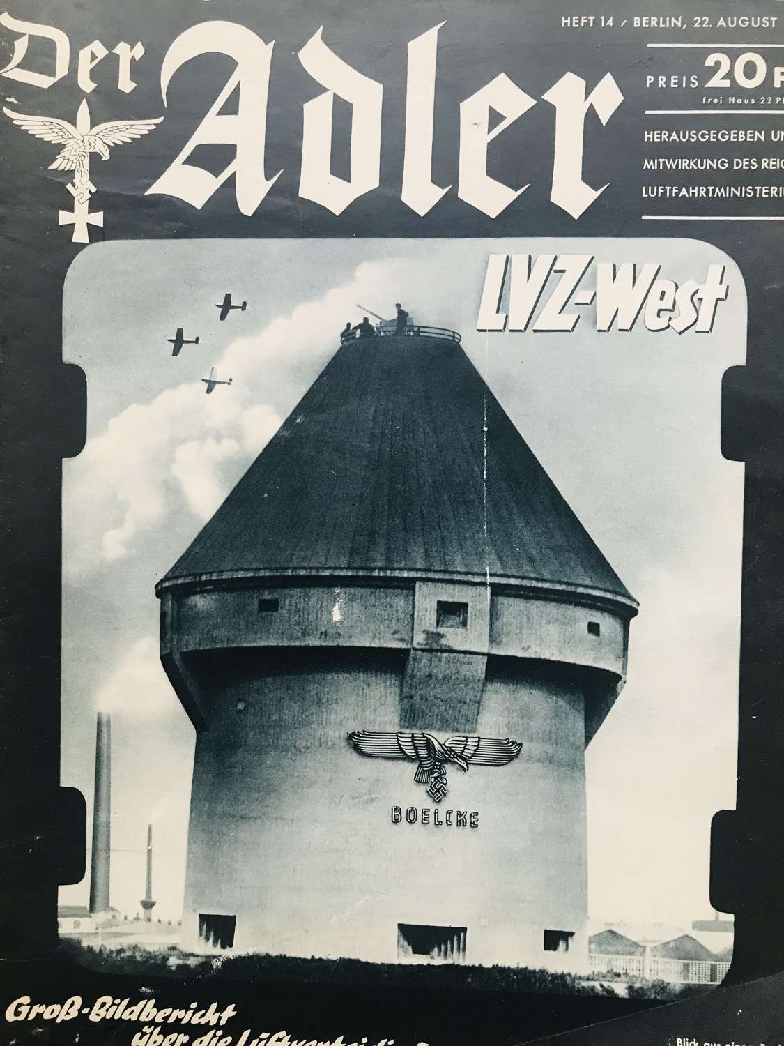 Alder magazine, dated 22 August 1939