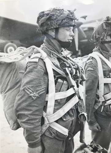 Photo of British Wartime Paratrooper  1944