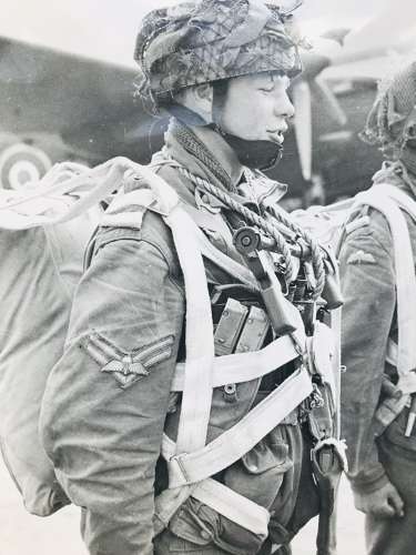 Photo of British Wartime Paratrooper  1944