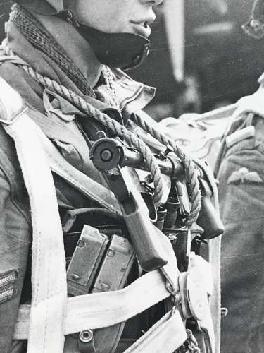 Photo of British Wartime Paratrooper  1944