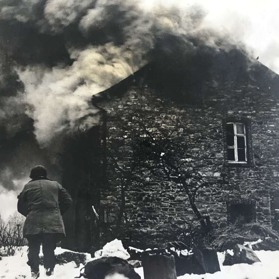 US army press photo battle of the bulge, January 1945