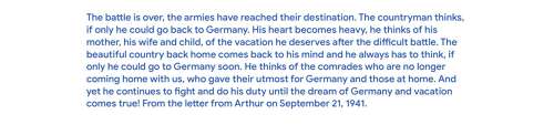 Memorial card for Arthur Rohe KIA 9/12/41 near Moscow