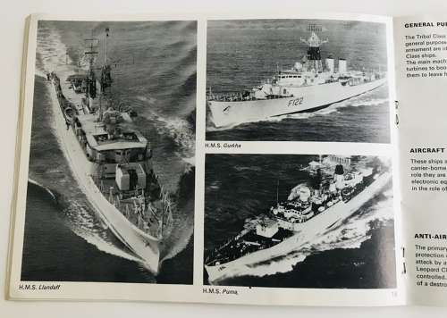 Royal Navy publicity booklet dated January 1970