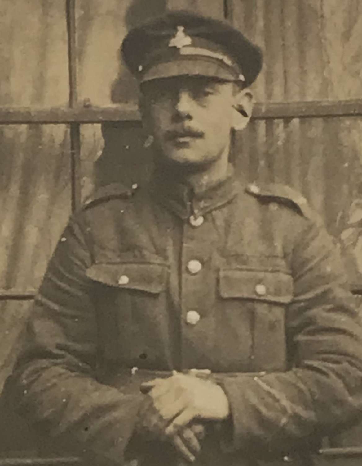 A photo of First World War, British Tommy with Lee Enfield rifle