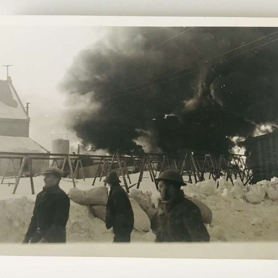 British photograph from operation, Claymore commando raid