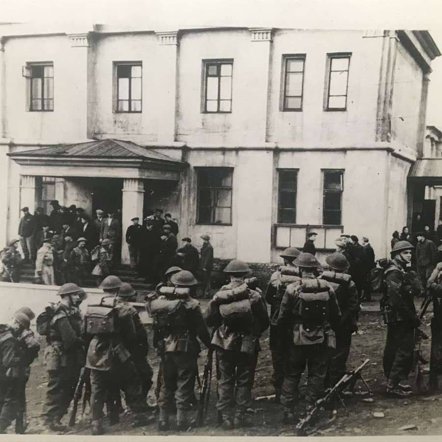 British Press photo, operation, gauntlet, Canadian commandos 1941
