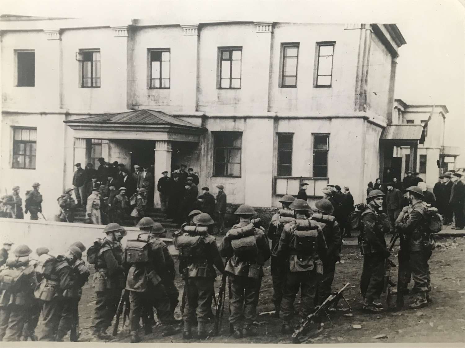 British Press photo, operation, gauntlet, Canadian commandos 1941