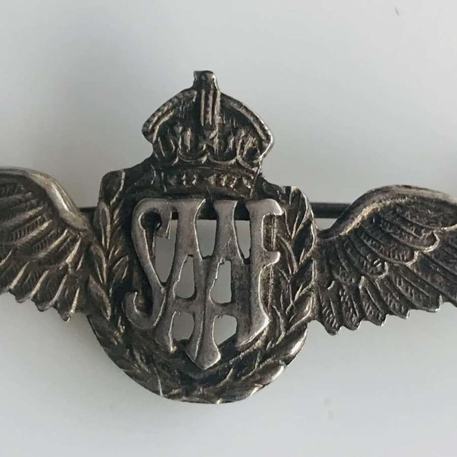 A wartime South African force sweetheart, brooch