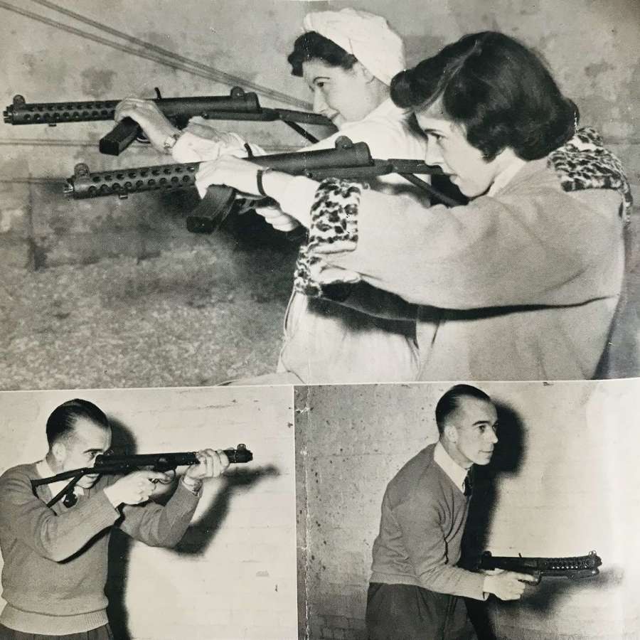 Publicity Pamphlet on the sterling submachinegun 1950s