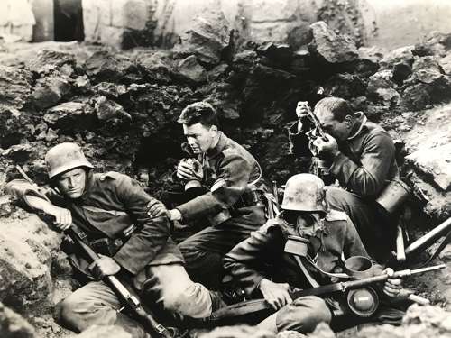 All quiet on the Western front film still 1930/1965