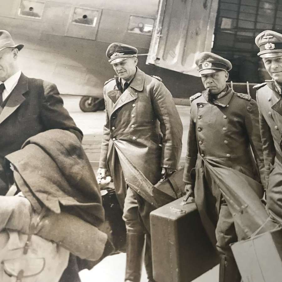 British press photo of. Captured German generals, Kurt Student