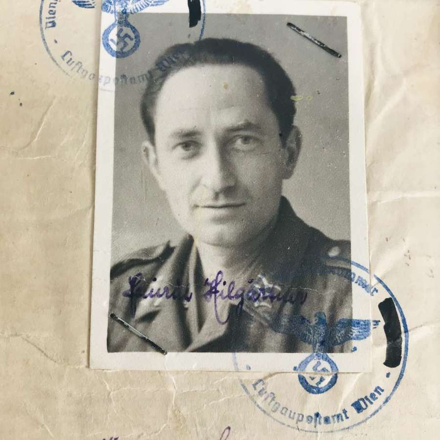Luftwaffe Soldbuch of Stabgefreiter Heinrich Hilgattener Stalingrad