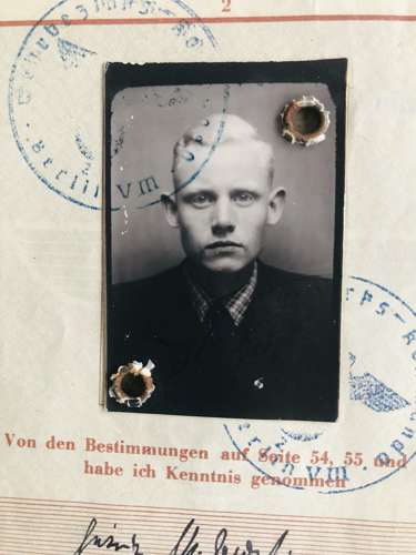 Wehrpass of Gefreiter Otto Milowski KIA 1944