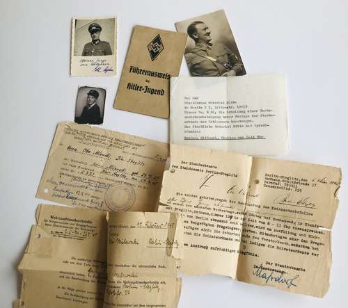 Wehrpass of Gefreiter Otto Milowski KIA 1944