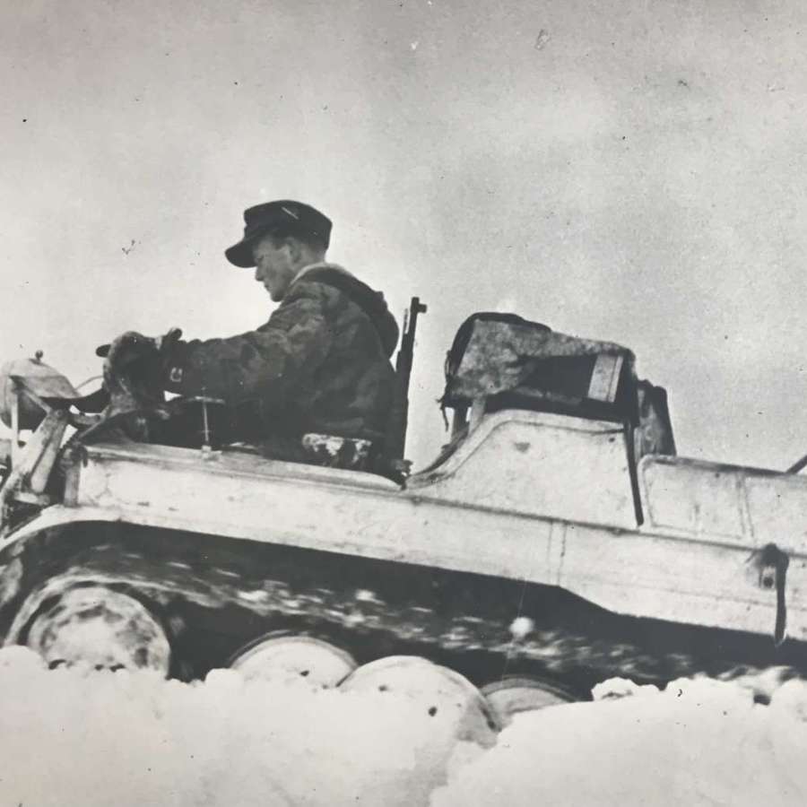 German press photo of A kettenkrad  dated March 1944