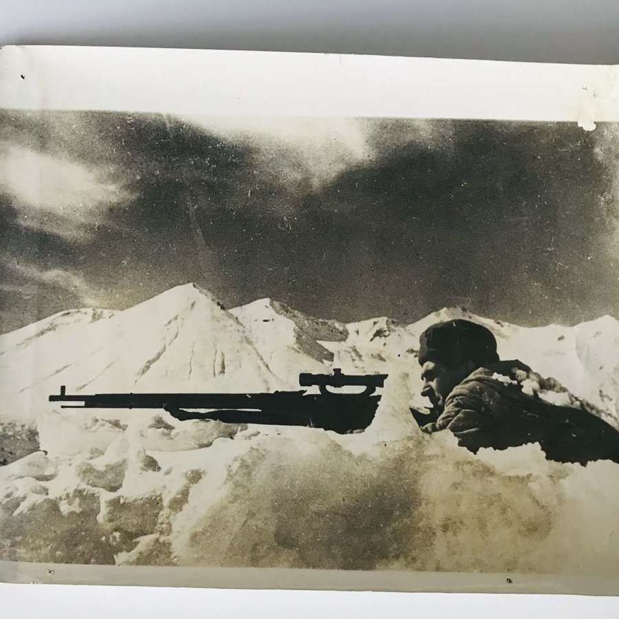Soviet press photo of red Army sniper 1943?