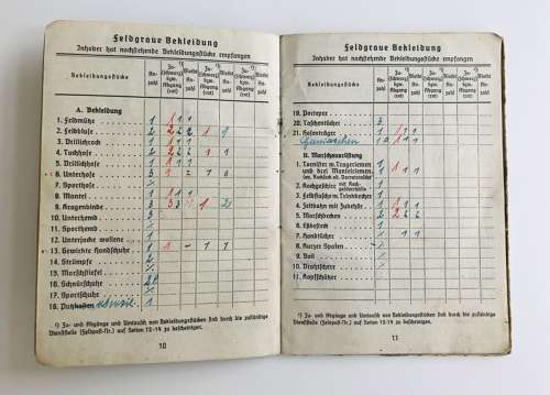 Kreigsmarine Soldbuch Matrosenartillerie Fritz Wolk(Kurland)