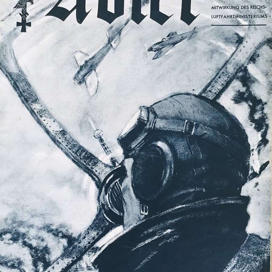 Luftwaffe Adler magazine dated October 1939 JU 87