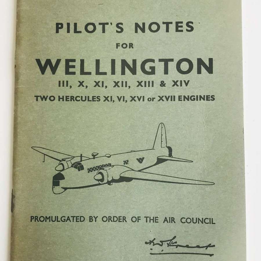Vickers Wellington Pilots Notes January 1944