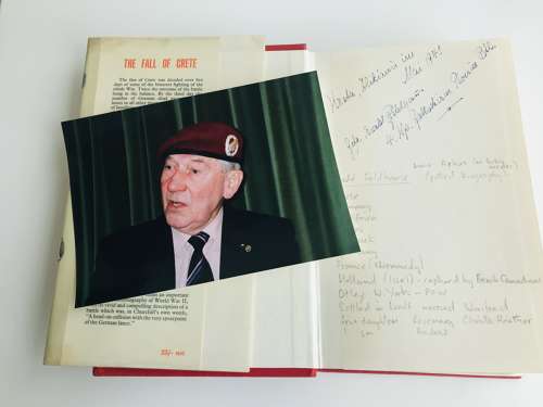 Veterans, signed copy of the fall of Crete, by Alan Clark