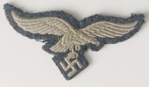 Luftwaffe breast eagle tunic removed