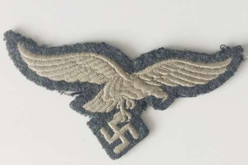 Luftwaffe breast eagle tunic removed
