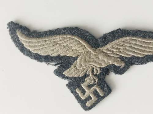Luftwaffe breast eagle tunic removed