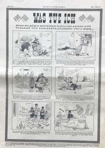 A copy of the Juustrierter Beobachter dated August 1940