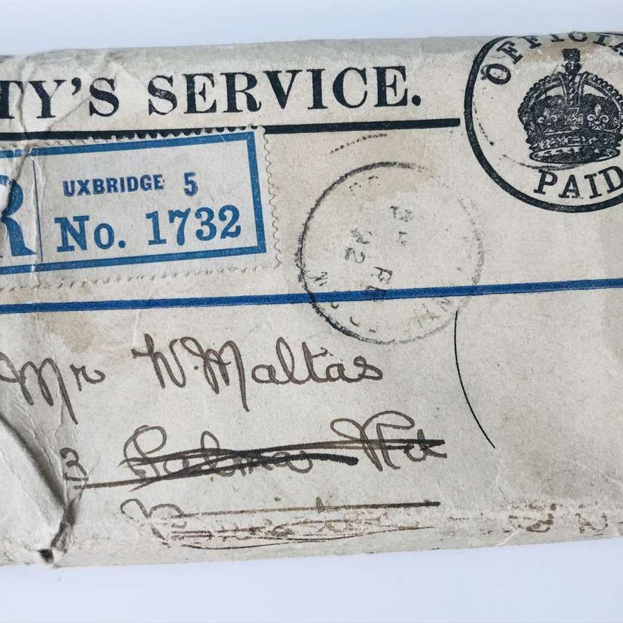 A boxed pair of First World War medals to the RAF