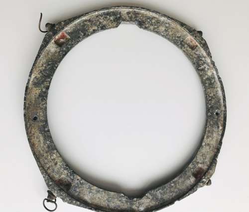 A relic V1 flying bomb compass mounting ring 1944