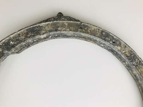 A relic V1 flying bomb compass mounting ring 1944