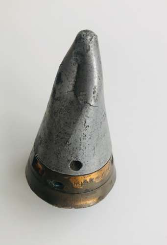 Blitz relic British3.7 inch anti-aircraft shells, nose fuse