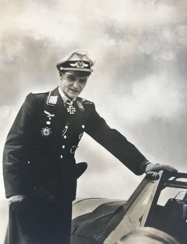 Hauptmann Hans Joachim Marseille postcard