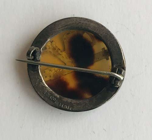 A Machine gun corps tortoiseshell sweetheart brooch