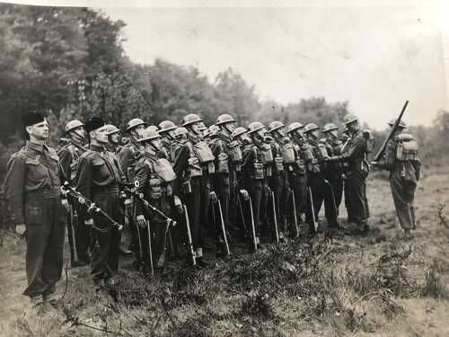 Four press Photos of the Scots Guards