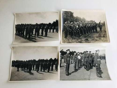 Four press Photos of the Scots Guards