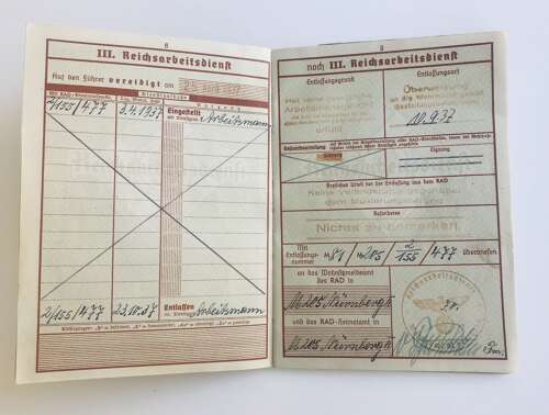 Wehrpass Unteroffizier Friedrich Geishofer Kampfgeschwader 76
