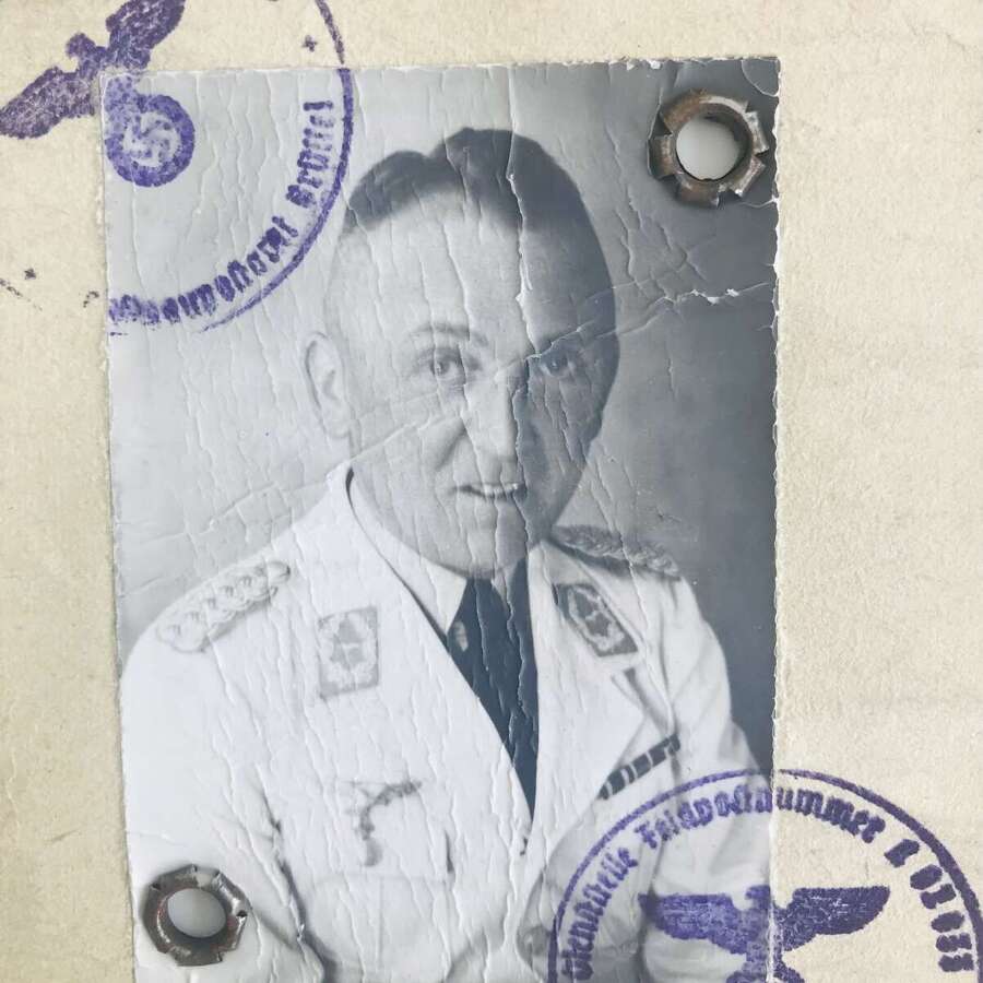 Luftwaffe Soldbuch to Paul Grotz Air intelligence officer