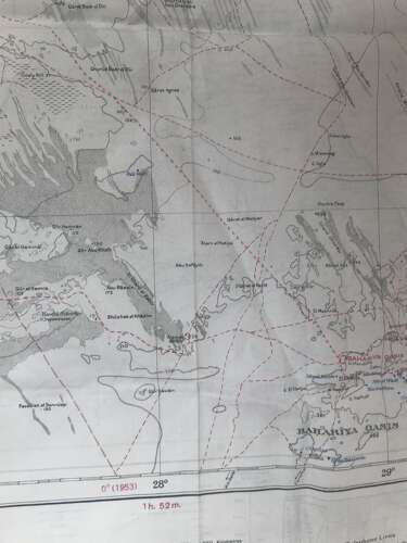 RAF silk escape map North Africa