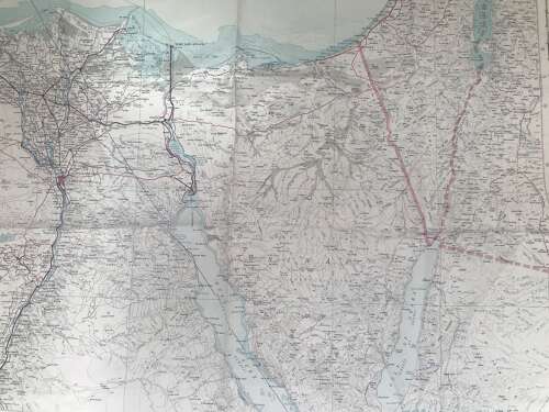 RAF silk escape map North Africa