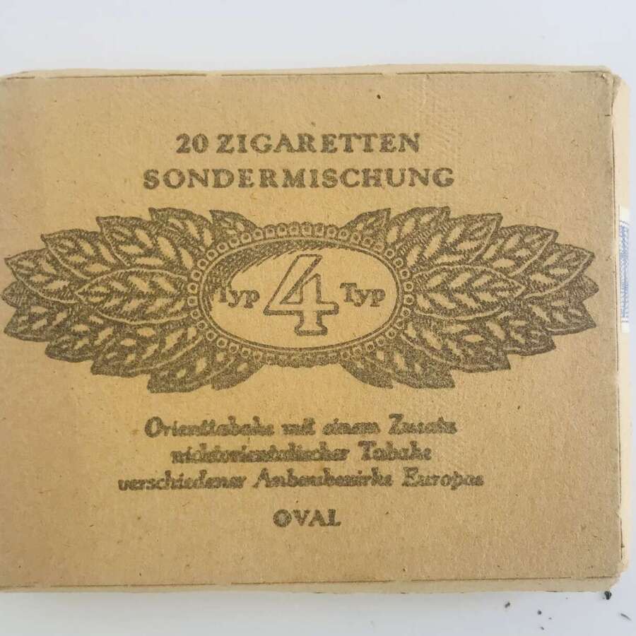 A packet of German wartime cigarettes