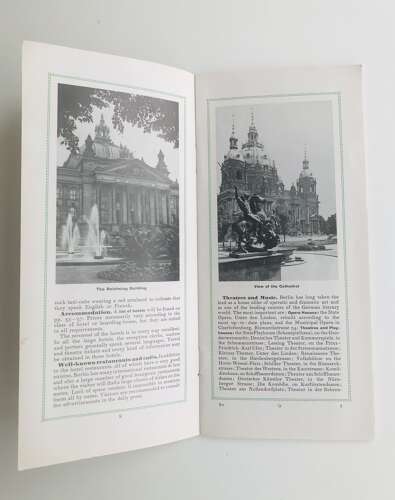 A Berlin and Potsdam  Olympic games tourist map dated 1936 in English