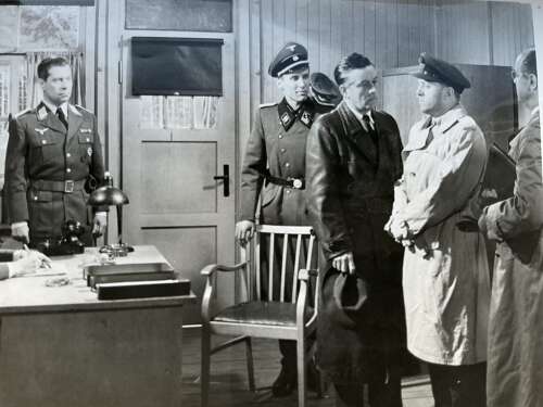 A publicity still from the classic film, the great escape from 1963