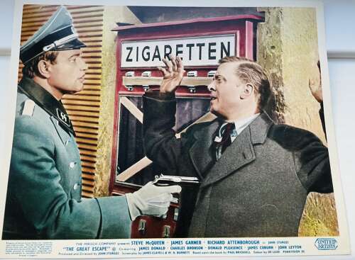 A lobby card from the classic film (the great escape )1963