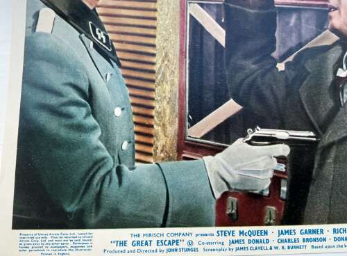 A lobby card from the classic film (the great escape )1963